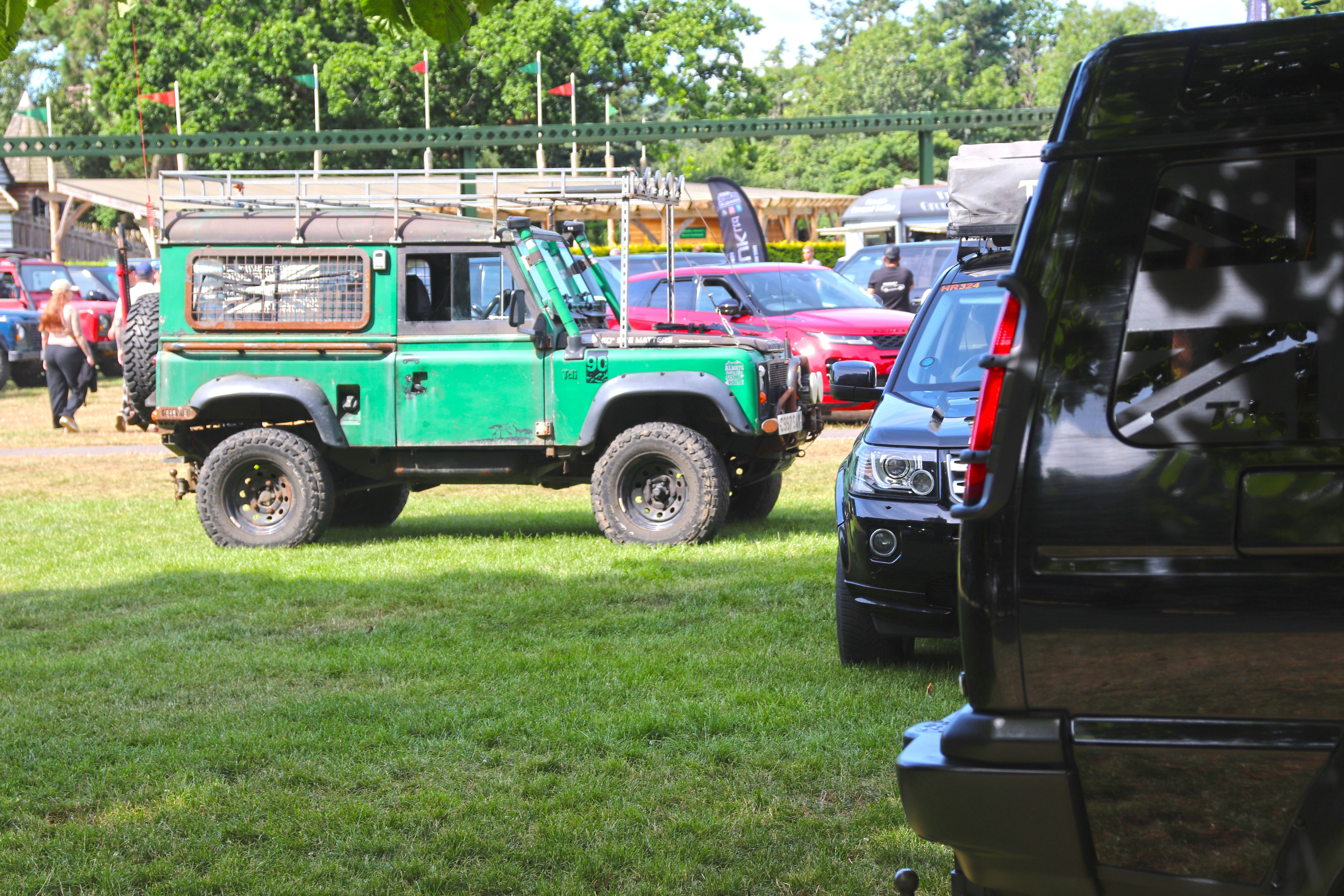 Simply Land Rover Displays At Beaulieu