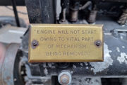 Plaque Attached To Front Engine Before Sunbeam Arrivedw870px H580px 600X400