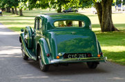 1937 Jaguar SS Arrives At B