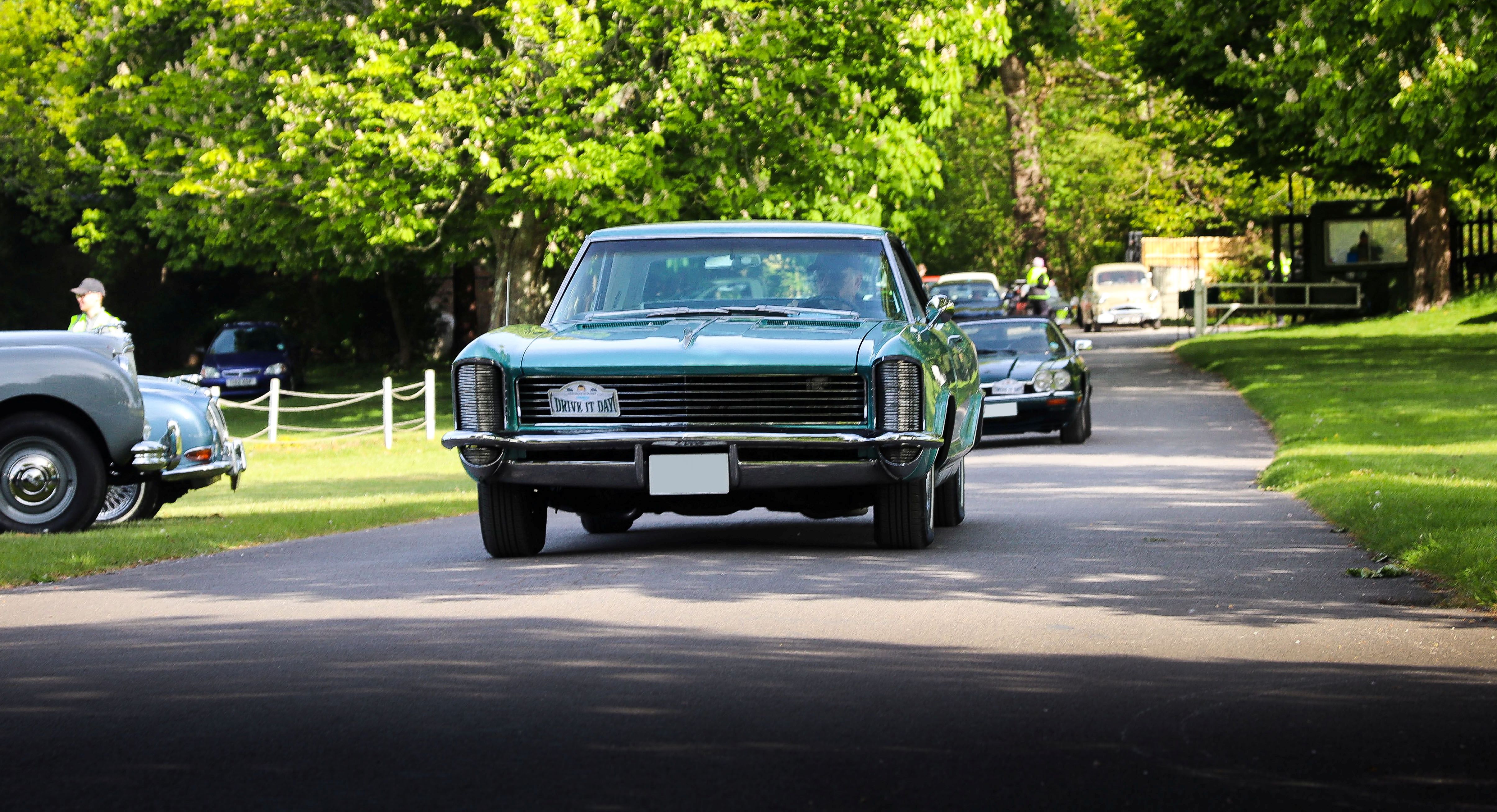 Classic Cars Entering Beaulieu For Drive It Day