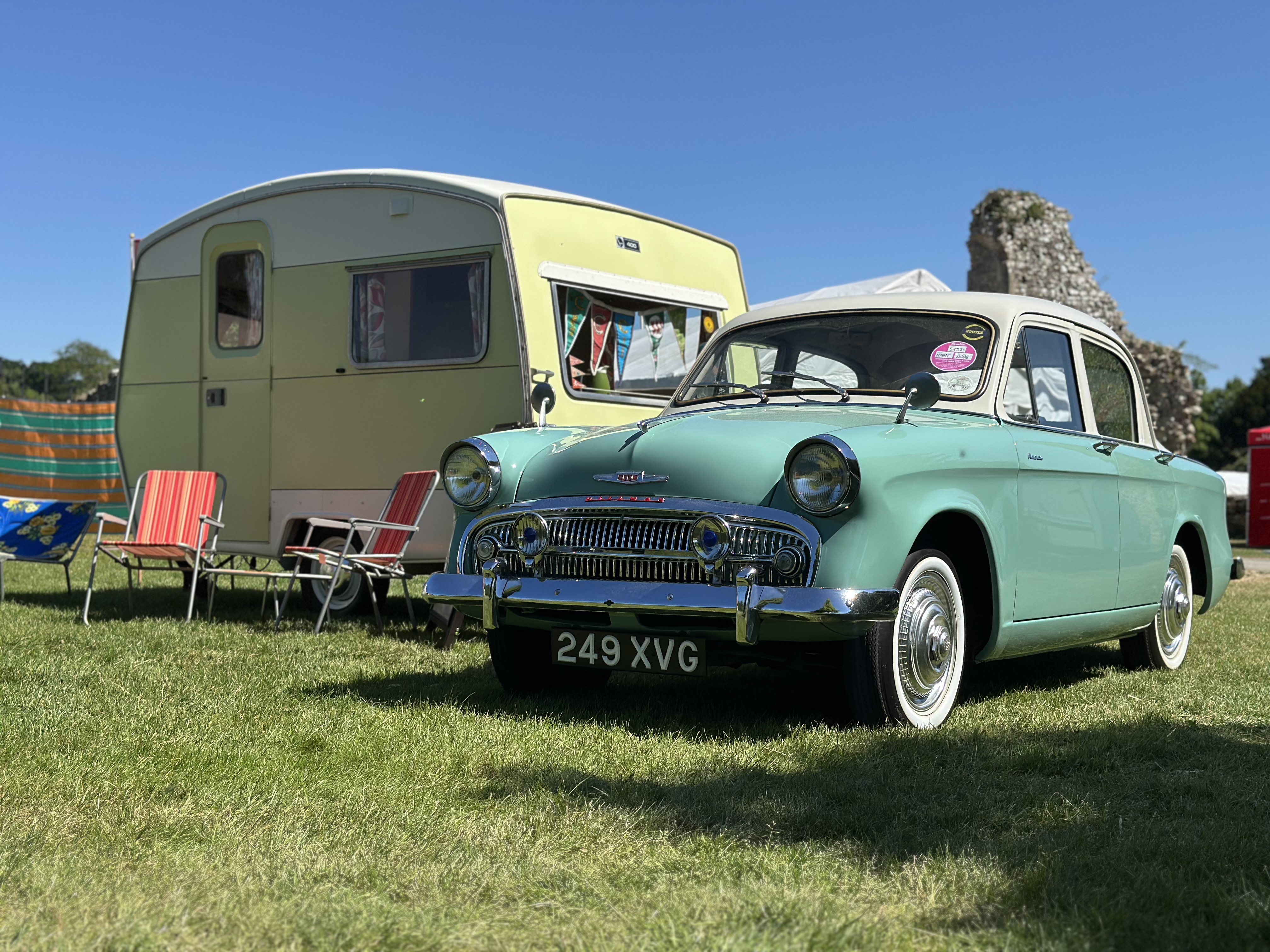 The Retro Camping Club display at the Spring Autojumble