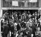 Crowd Gathers At Opening Of