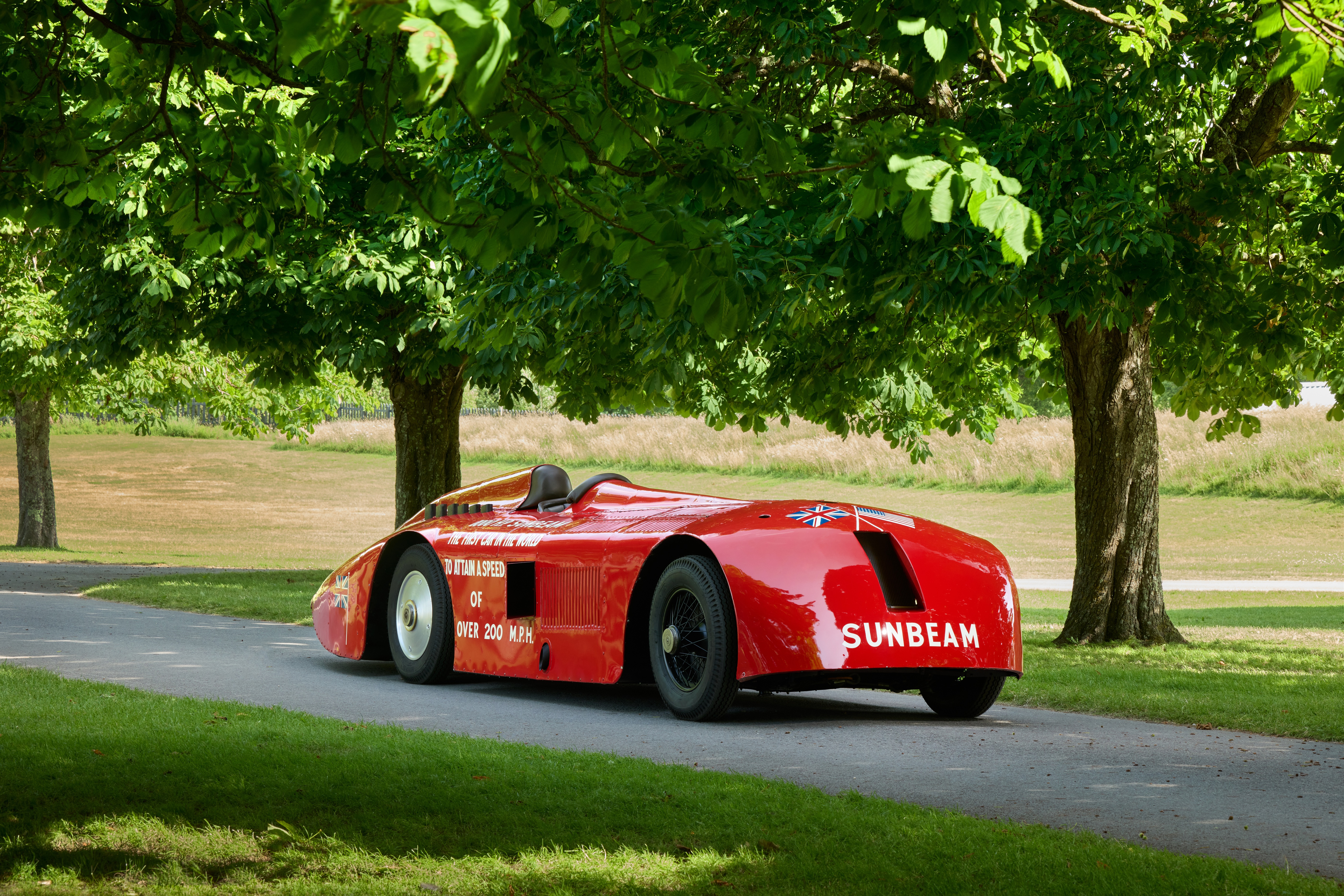 Restored Sunbeam 1000Hp In The Grounds At Beaulieu By Matt Howell
