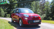 Peter Kays Fiat 500L From Car Share Drives Into Beaulieu 2W870px H475px
