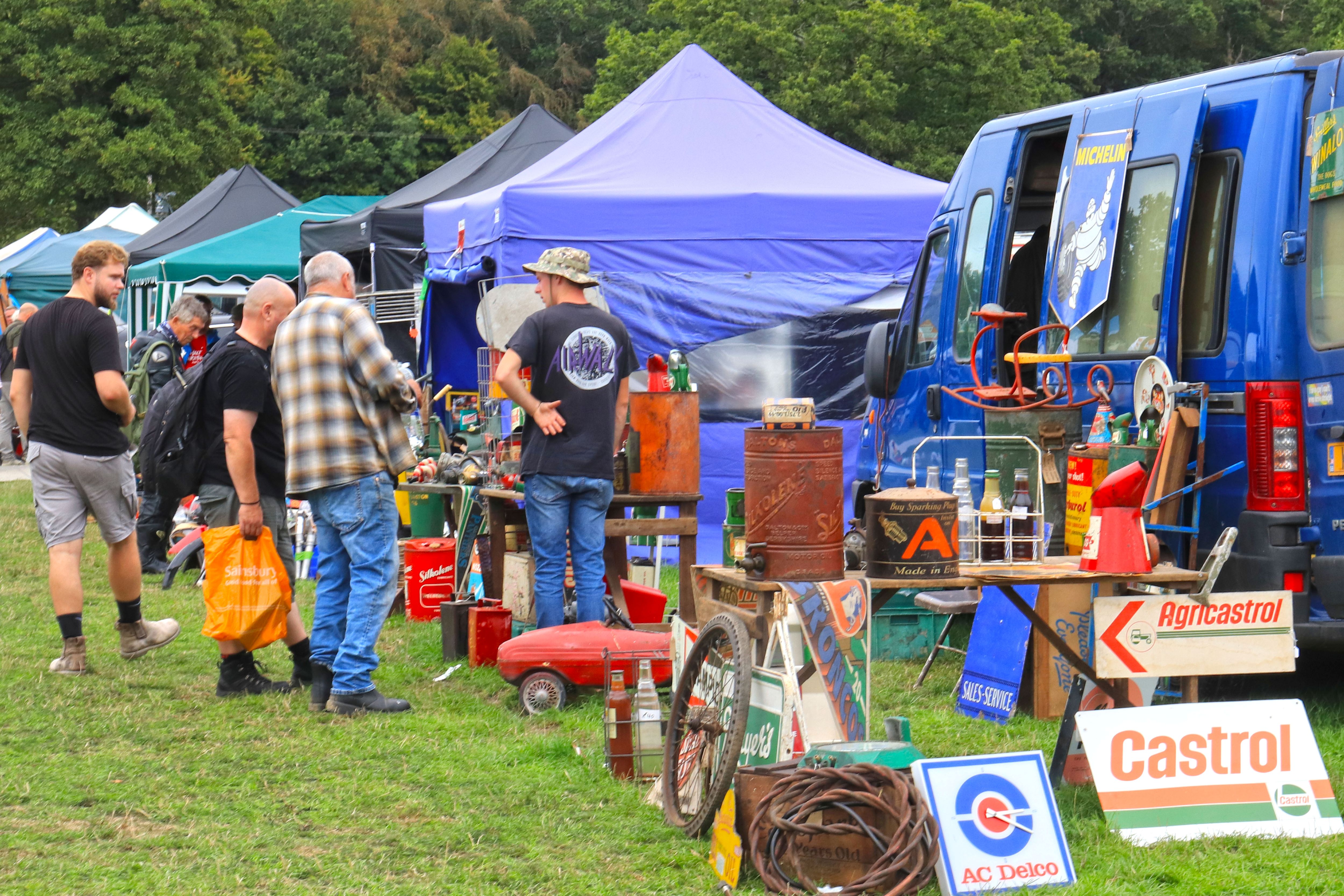 Exhibitors And Stands At The International Autojumble