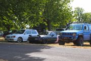 Japanese Vehicles Parked Up In Beaulieu