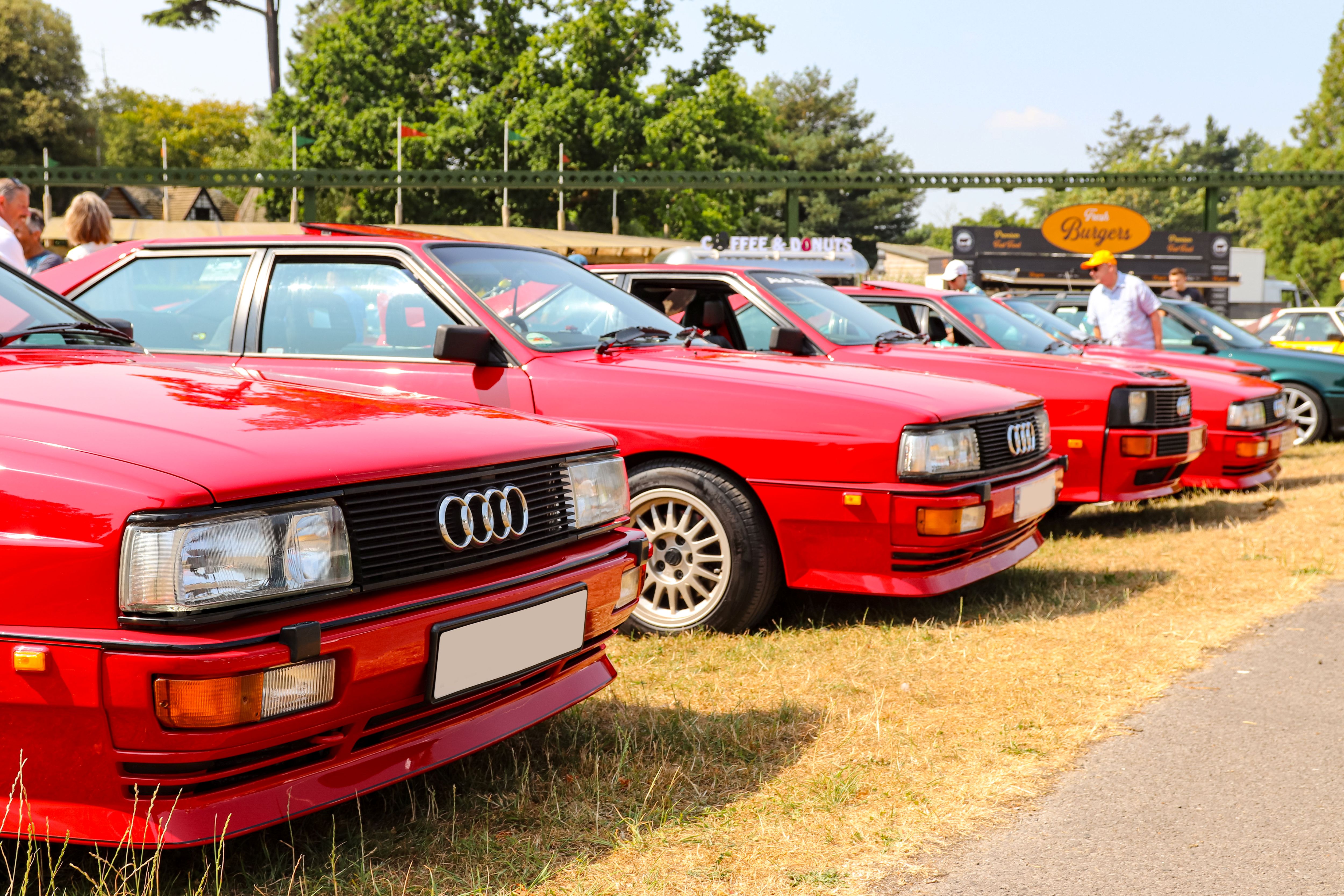 Red Audis On Display At Simply Audi