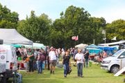 Visitors Enjoying The International Autojumble