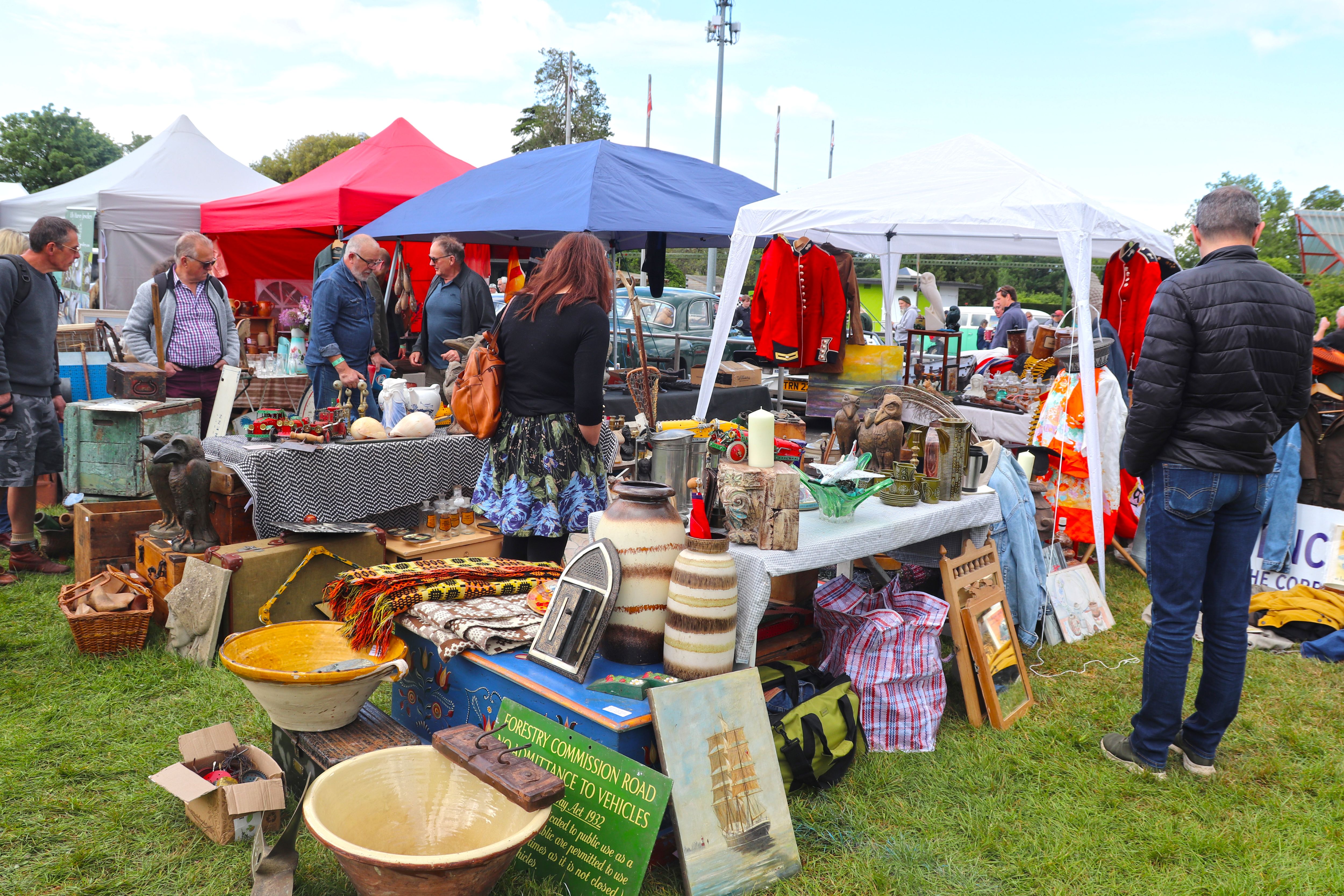 Vintage Stand At The Spring Autojumble