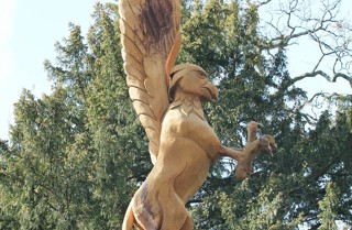 Griffin Tree Carving Copy
