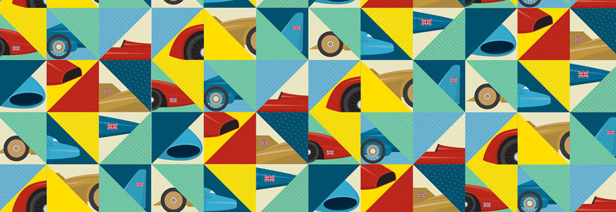 Desktop Thin Banner Icons Of Speed 870X300