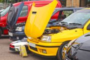 Cars On Display At Simply French