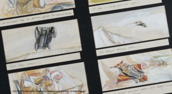 Desktop Attraction Chitty Chitty Bang Bang 50 Years Robert Laing Storyboard