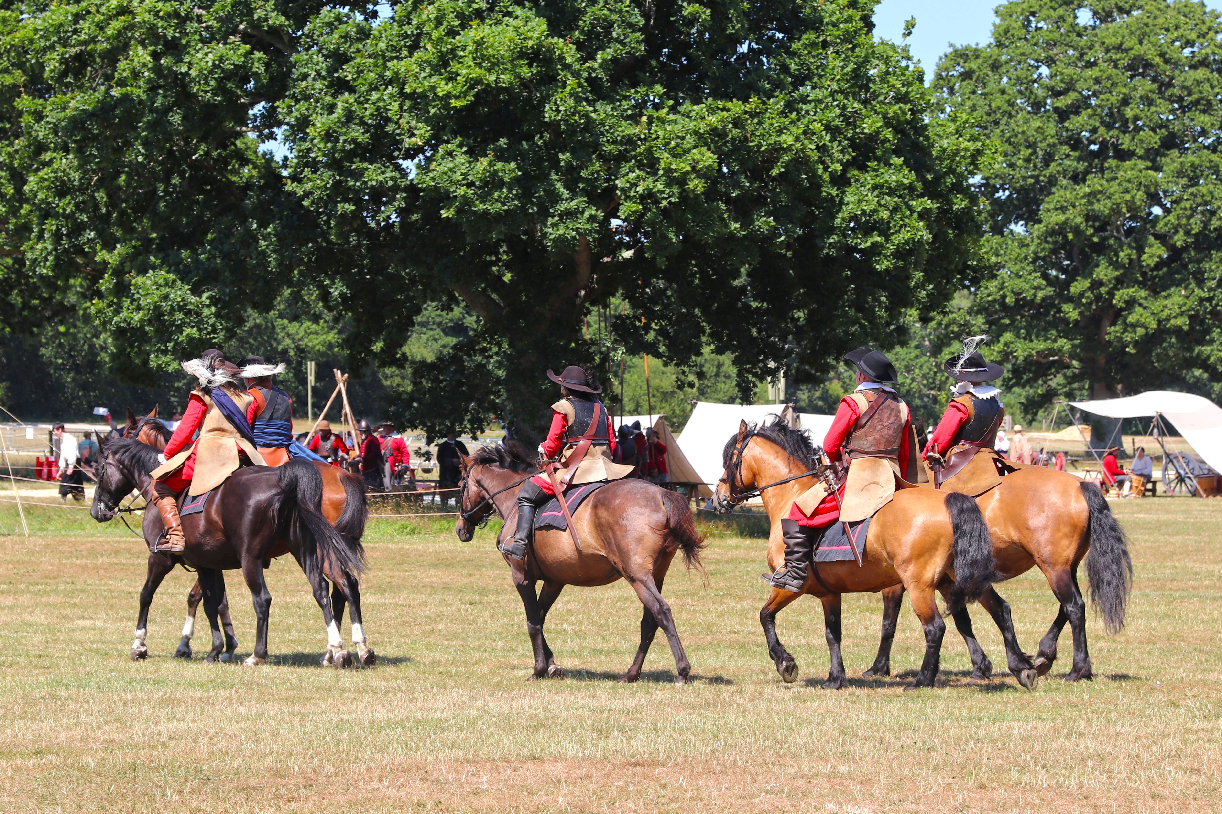 Sir Richard Grenvile'S Regiment Of The Horse At The History Re Enactment Weekend
