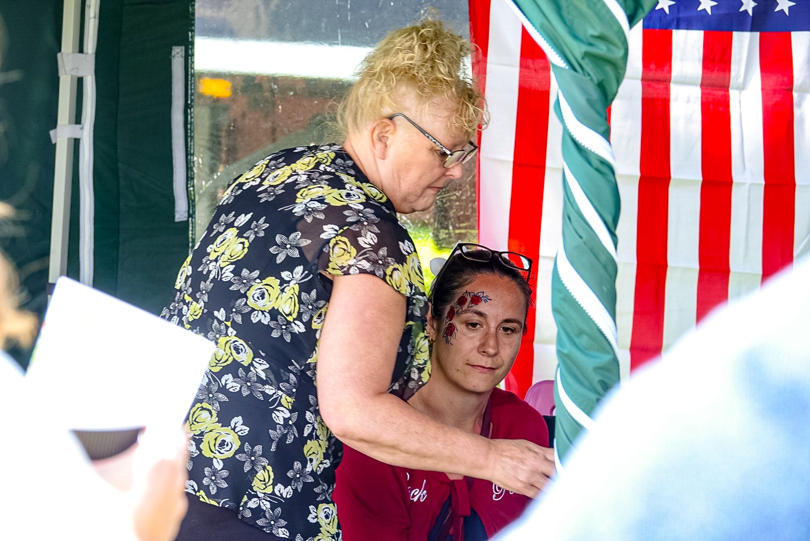 Face Painting At The Custom And American Show