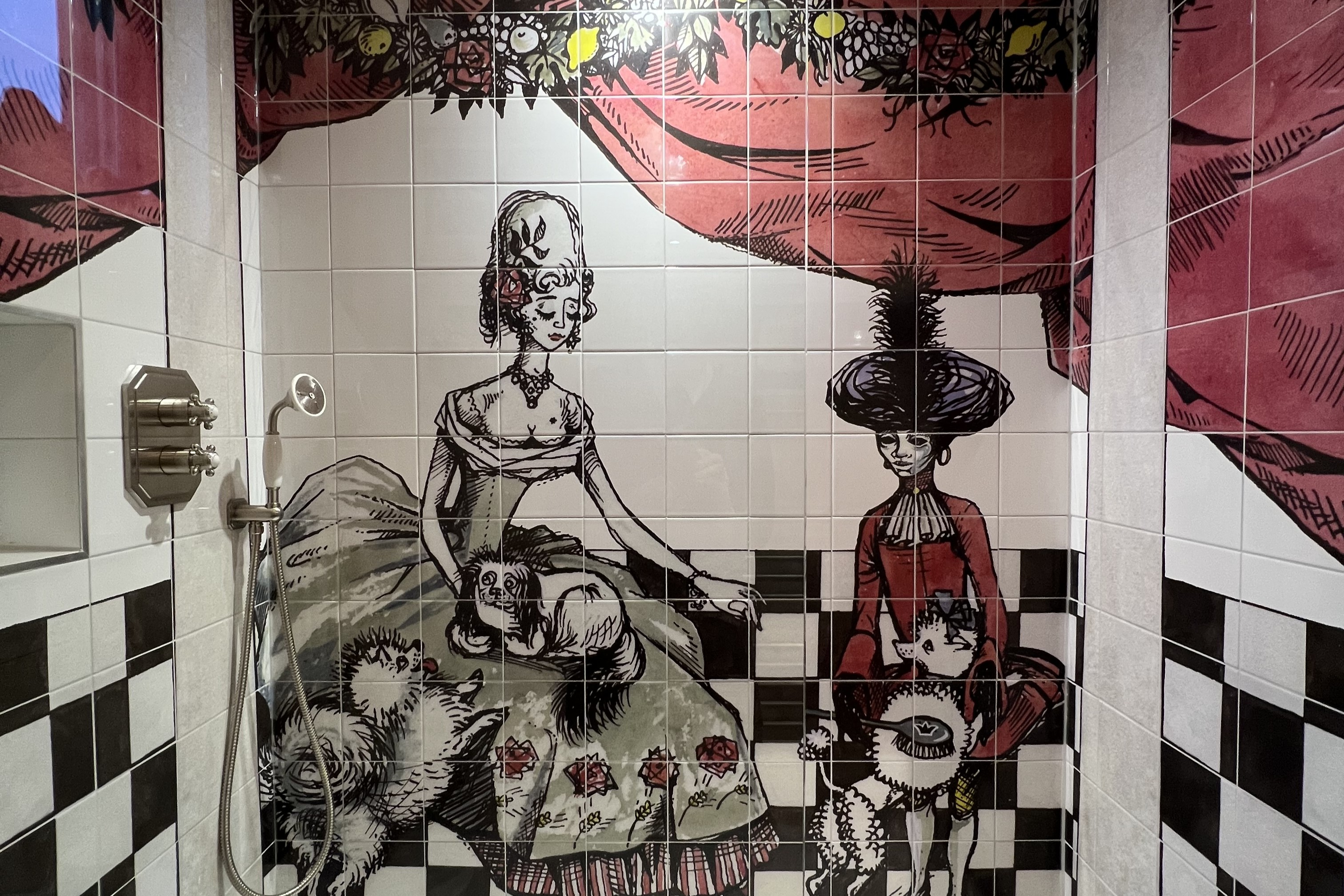 Image 3 Belinda, Lady Montagu Artwork In The Harlequin Room Landscape Crop