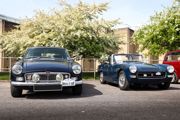 Classic Cars Parked Up At Beaulieu For Drive It Day