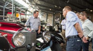 Chief Engineer tour in the National Motor Museum