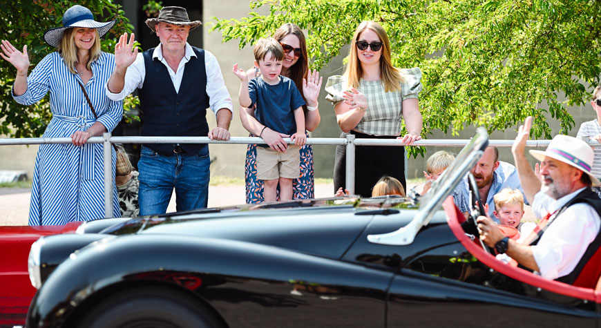 Summer motoring parades at Beaulieu