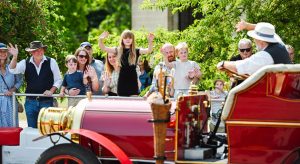 Motoring parades during the summer holidays at Beaulieu 