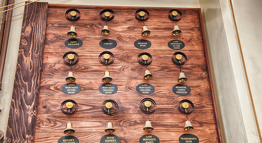 Bell board in Palace House