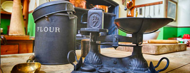 Utensils in Palace House Kitchen