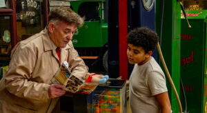 Meet friendly living history characters and collect cards for the trail 