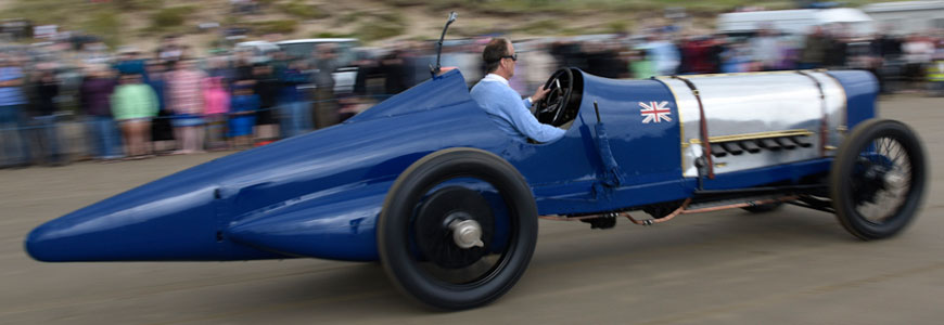 350hp Sunbeam at Pendine Sands