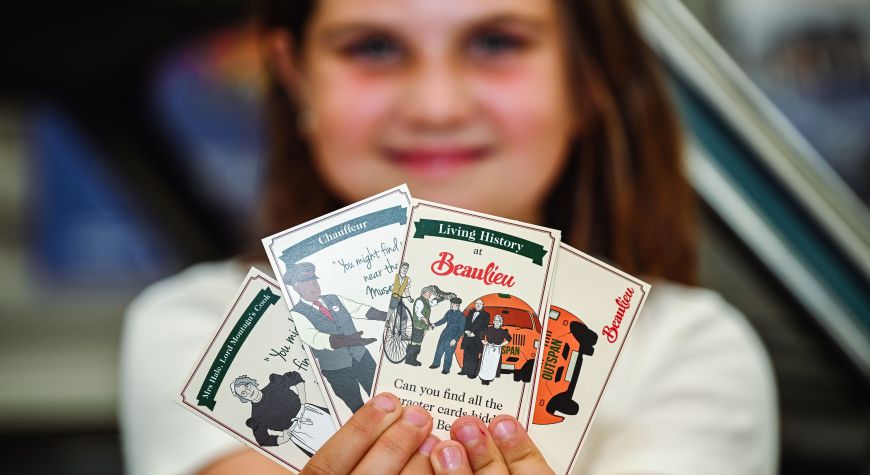 Collect character cards this February half-term at Beaulieu