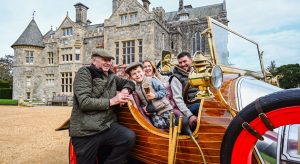 Rides in Chitty Chitty Bang Bang at Beaulieu during May half-term