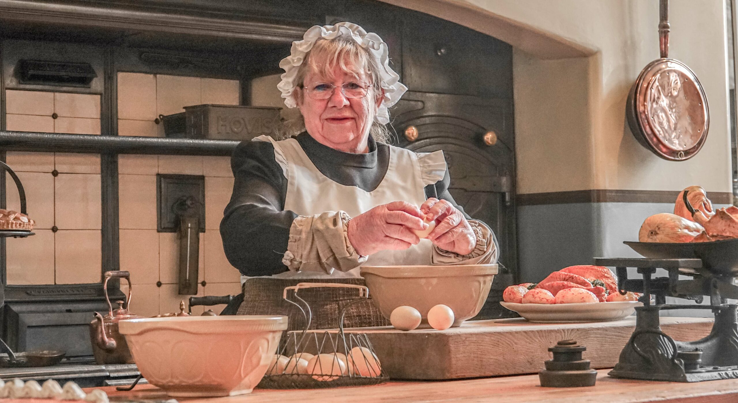 Victorian cook in Palace House, Beaulieu