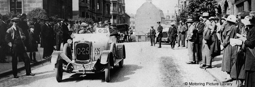 Galloway 1922 Scottish six day trial finish