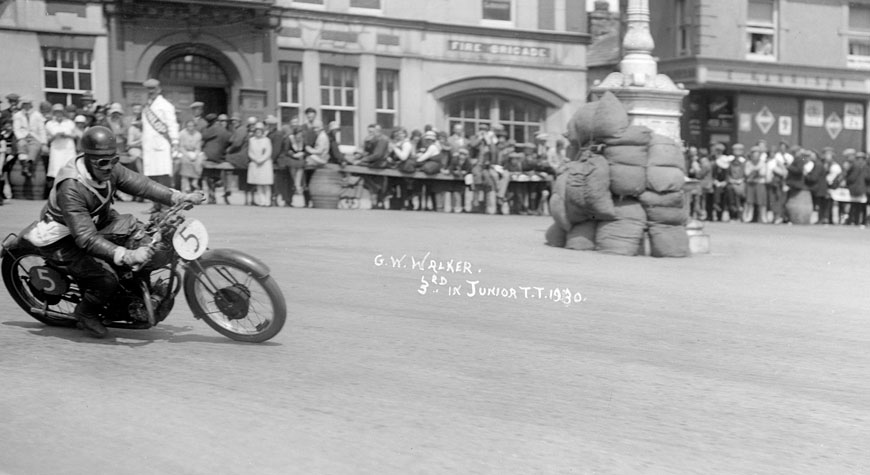 Rudge Whitworth, driven by Graham Walker. IOM TT 1930.