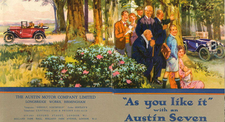 Austin Seven Life brochure 1929