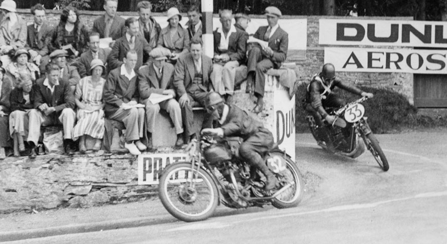 Graham Walker on Rudge at 1933 IOM Senior TT