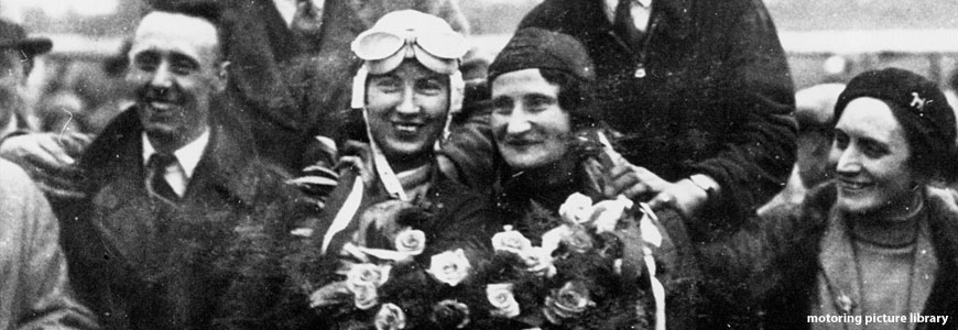 Elsie Wisdom, Joan Richmond winners 1000 mile race Brooklands 1932