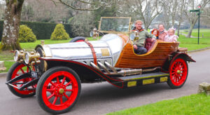 Rides in Chitty Chitty Bang Bang at Beaulieu during the Easter holidays 