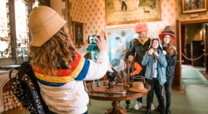 Dressing up in Palace House at Beaulieu this Easter holiday 