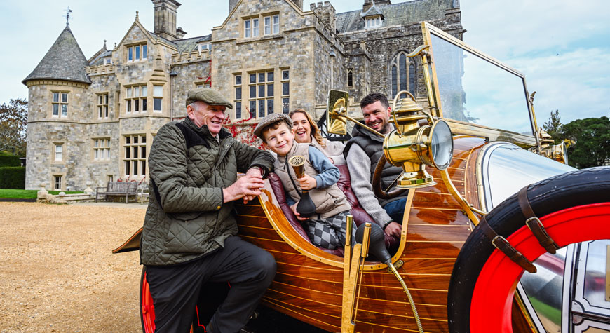 Chitty Chitty Bang Bang rides at Beaulieu