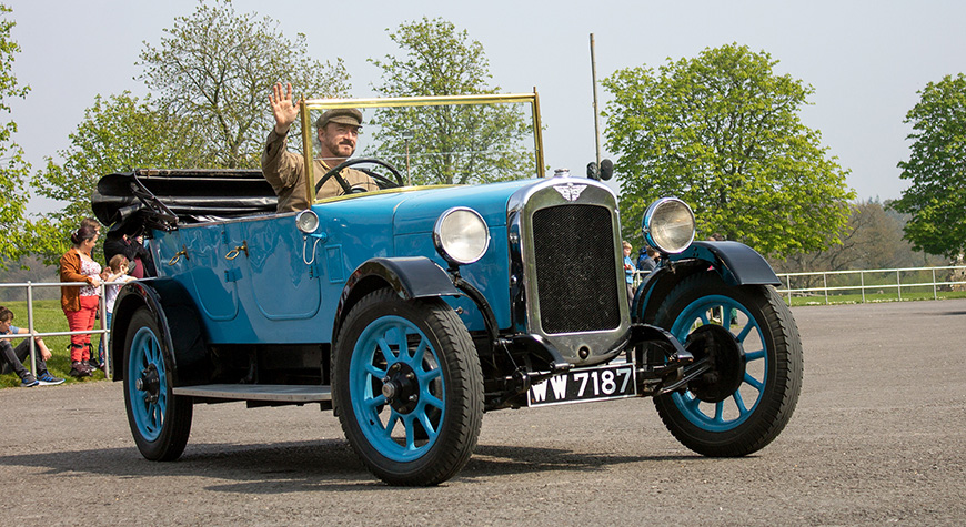 Living History motoring parades at Beaulieu this Easter