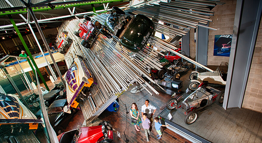 Vehicles in the National Motor Museum