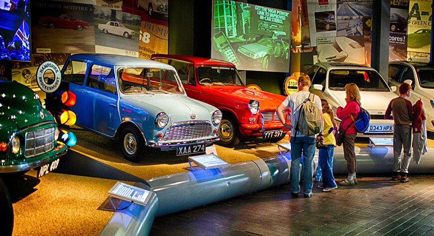 Vehicles in the National Motor Museum