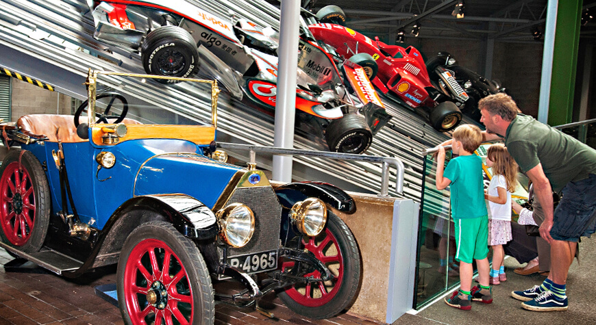 Vehicles in the National Motor Museum