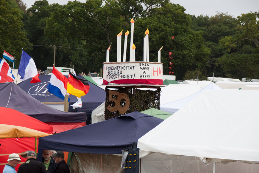 International Autojumble best gold themed stand birthday cake