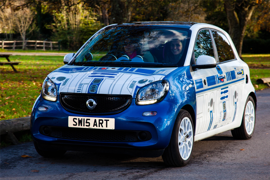 Simply Smart People's Choice winner R2D2 themed Smart ForFour