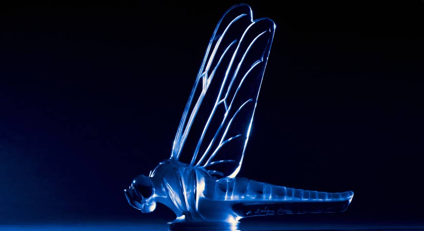 Lalique glass car mascot