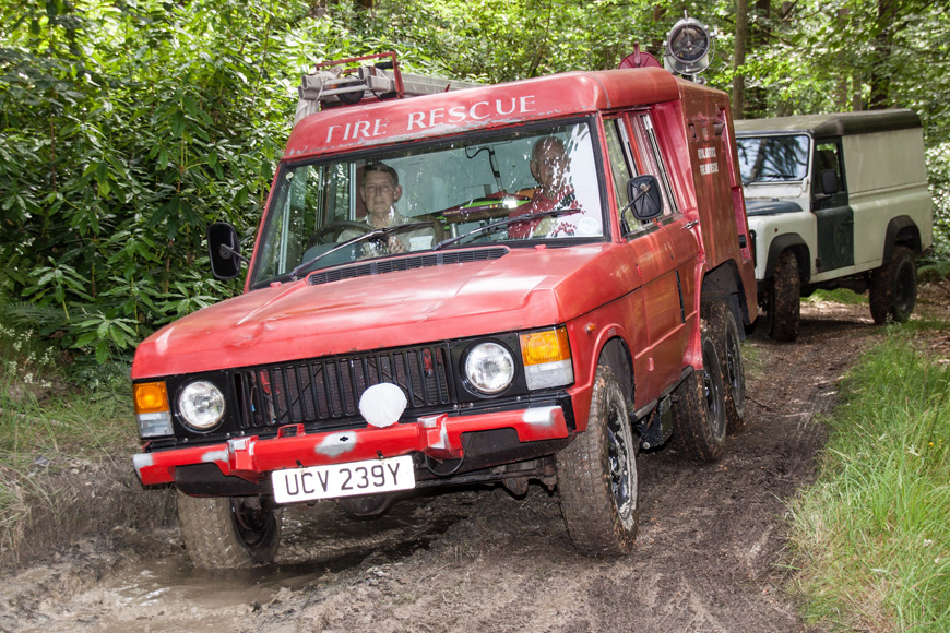 Simply Land Rover Forest Drive - six wheeled Range Rover