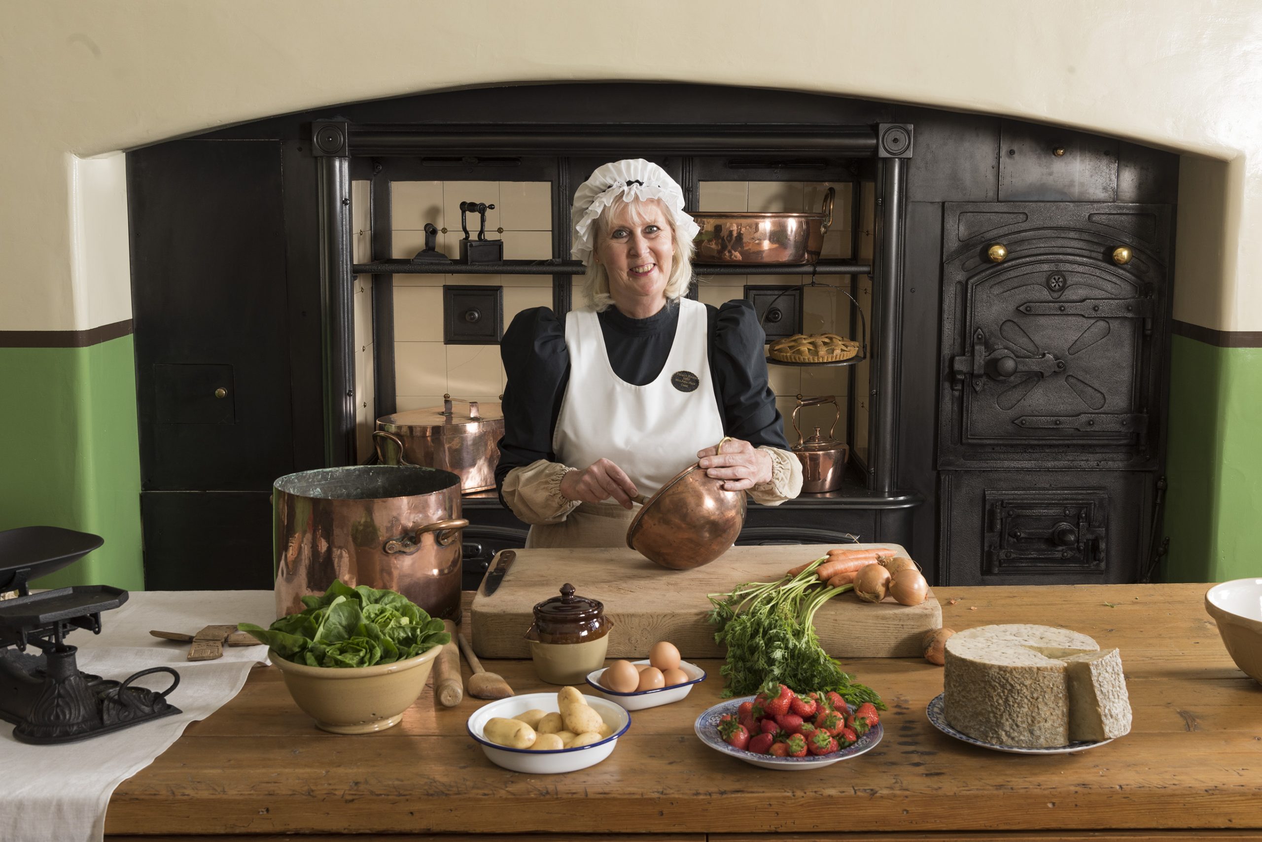 Dena Sunderson in new Victorian Kitchen