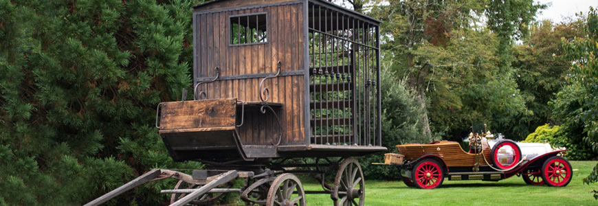 Child Catcher carriage and Chitty Chitty Bang Bang