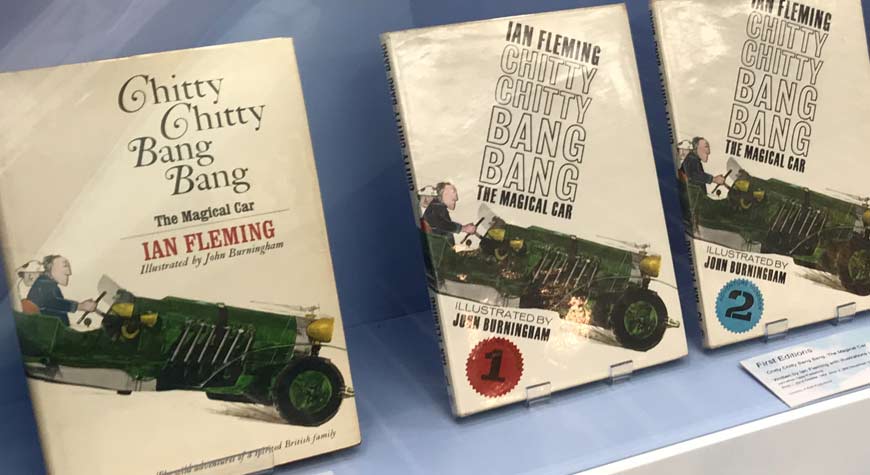 First edition copies of Ian Fleming's Chitty Chitty Bang Bang: The Magical Car